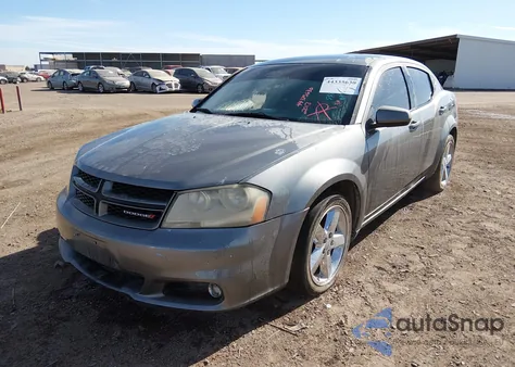 2013 Dodge Avenger Sxt из США, поврежденный, VIN 1C3CDZCB2DN554785